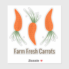 Botanical Carrots Collection  Aufkleber