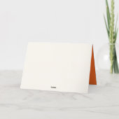 Botanical Carrots Collection Birthday Karte (Rückseite)