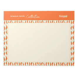 Botanical Carrots Collection Notizblock