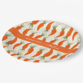 Botanical Carrots Collection Pappteller (Schrägansicht)