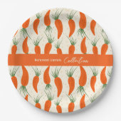 Botanical Carrots Collection Pappteller (Vorderseite)