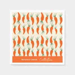 Botanical Carrots Collection Serviette