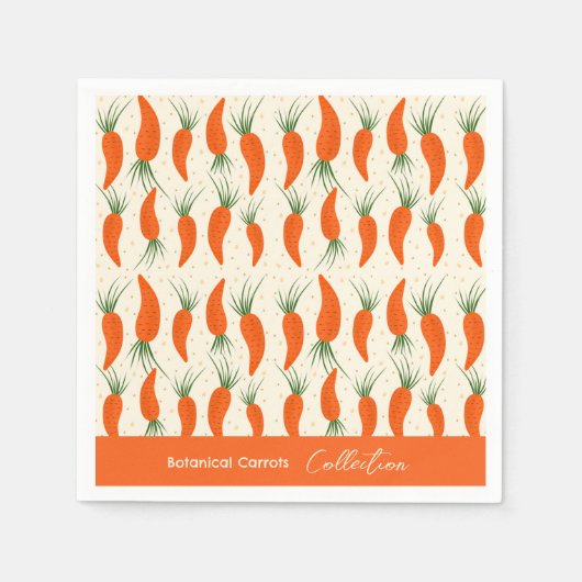 Botanical Carrots Collection Serviette (Vorderseite)