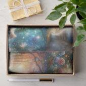 Botanical Cat Bliss Whimsical Woodland Decoupage Seidenpapier (Geschenk)