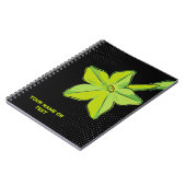 Botanical Chartreuse: The 'Lime Green' Nicotiana Notizblock (Linke Seite)