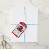 Botanical Christmas Favor Tags Geschenkanhänger (Mit Garn)