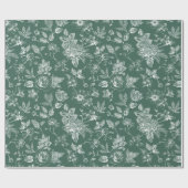 Botanical Christmas Geschenkpapier (Flach)