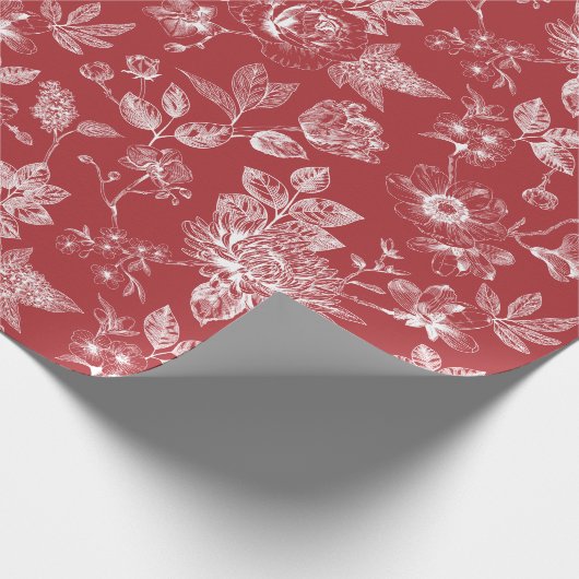 Botanical Christmas  Geschenkpapier (Ecke)