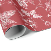 Botanical Christmas  Geschenkpapier (Rolleneckpunkt)