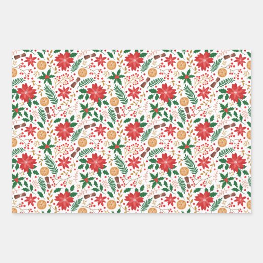 Botanical Christmas  Geschenkpapier Set (Vorderseite 2)