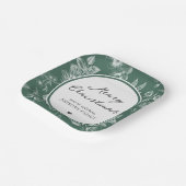 Botanical Christmas Pappteller (Gewinkelt)