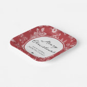 Botanical Christmas Pappteller (Gewinkelt)