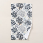 Botanical Coral Ocean Vibes Badhandtuch Set (Handtuch)