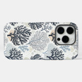 Botanical Coral Ocean Vibes Case-Mate iPhone Hülle (Rückseite (Horizontal))
