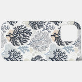 Botanical Coral Ocean Vibes Case-Mate iPhone Hülle (Rückseite (Horizontal))