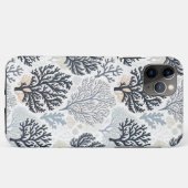 Botanical Coral Ocean Vibes Case-Mate iPhone Hülle (Rückseite (Horizontal))