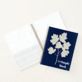 Botanical Cyanotype Art Notizblock (Innenseite)