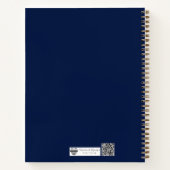 Botanical Cyanotype Art Notizblock (Rückseite)