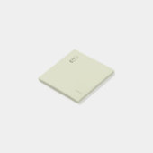 Botanical Dark Academia Minimalist Garden Reader G Post-it Klebezettel (angewinkelt)