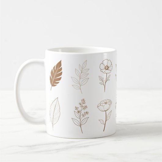 Botanical Design mugs Kaffeetasse (Links)