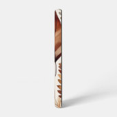 Botanical Earthy Brown and Sage Phone Case Samsung Galaxy Hülle (Linke Seite)