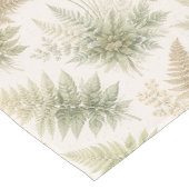 Botanical Fern Pattern Großer Tischläufer (Ecke)