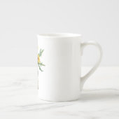 Botanical Floral Illustration Garden Gift Porzellantasse (Rechts)