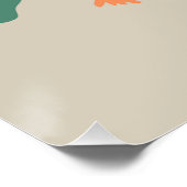 Botanical Flower - Nr. 3 Poster (Ecke)