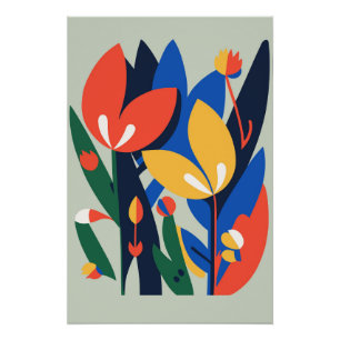 Botanical Flower Nr. 8 Poster