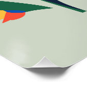 Botanical Flower Nr. 8 Poster (Ecke)