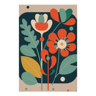 Botanical Flower Poster Floral Nr. 10