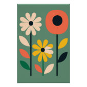 Botanical Flower Poster - Nr. 6 (Vorderseite)