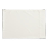 Botanical Foliage Green Leaves Patterned Kissenbezug (Rückseite-Rechts)