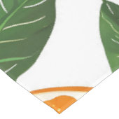 Botanical Fruit Orange Citrus Seamless Pattern Tischdecke (Schrägansicht)