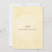 Botanical Garden Floral Wildflower Wedding Einladung (Rückseite)