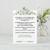 Botanical Garden Romance Details  Begleitkarte (Stehend Vorderseite)