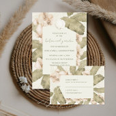 Botanical Garden Wedding  RSVP Karte
