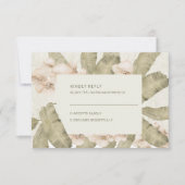 Botanical Garden Wedding  RSVP Karte (Vorderseite)