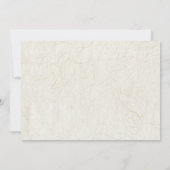 Botanical Garden Wedding Save The Date (Rückseite)