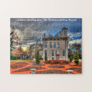 Botanical Gardens Missouri.Weihnachtsgrüße Jig Puzzle