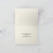 Botanical Glamour | Dankeschön Note Card Dankeskarte (Innenseite)