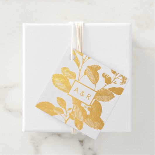 Botanical Glamour | Gold Tags (Mit Box)