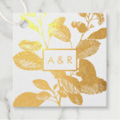 Botanical Glamour | Gold Tags (Vorderseite)