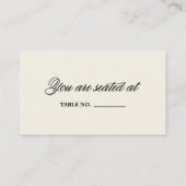 Botanical Glamour | Hochzeitsplatzkarten Platzkarte (Rückseite)