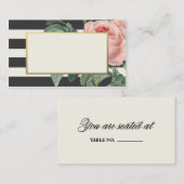 Botanical Glamour | Hochzeitsplatzkarten Platzkarte (Vorne/Hinten)