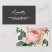 Botanical Glamour | Registrierungskarte Begleitkarte (Vorne/Hinten)