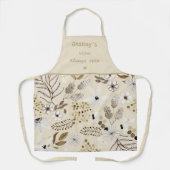 Botanical Granny's Kitchen Always Open Schürze (Vorderseite)