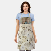 Botanical Granny's Kitchen Photo Schürze (Getragen)