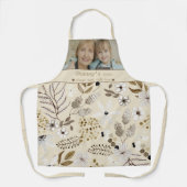 Botanical Granny's Kitchen Photo Schürze (Vorderseite)