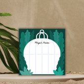 Botanical Greenhouse Sticky Notes - Miya’s Notes Post-it Klebezettel